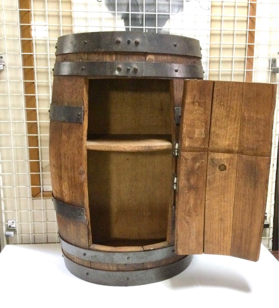 ウイスキー樽【キャビネットラック】　「USED」送料込み