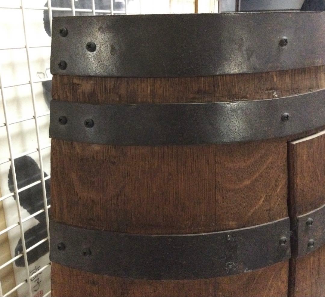 ウイスキー樽【キャビネットラック】　「USED」送料込み