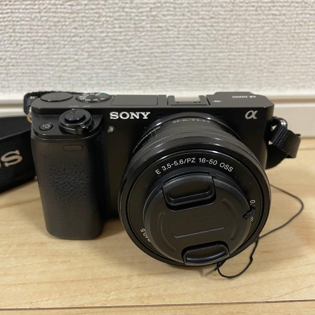 SONY α6000 ILCE-6000 ミラーレス一眼 レンズ付き 動作確認済