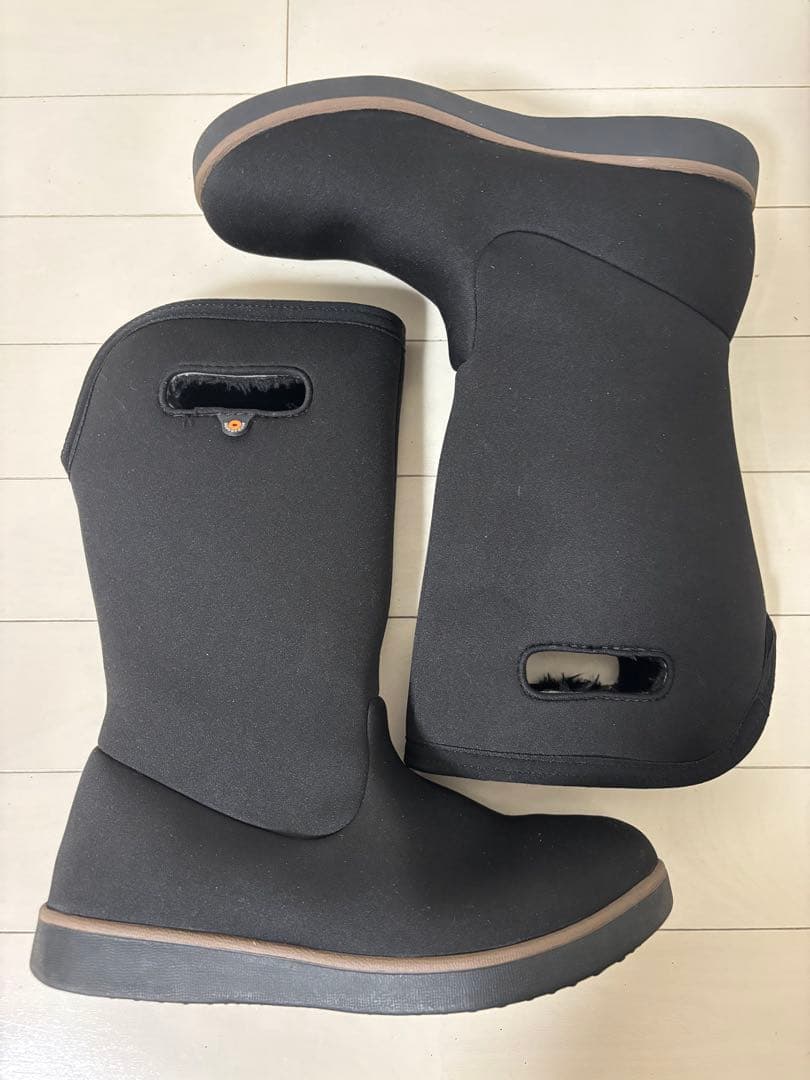 【良品】BOGS ボグス レディース　スノーブーツ　ブラック　24センチ
