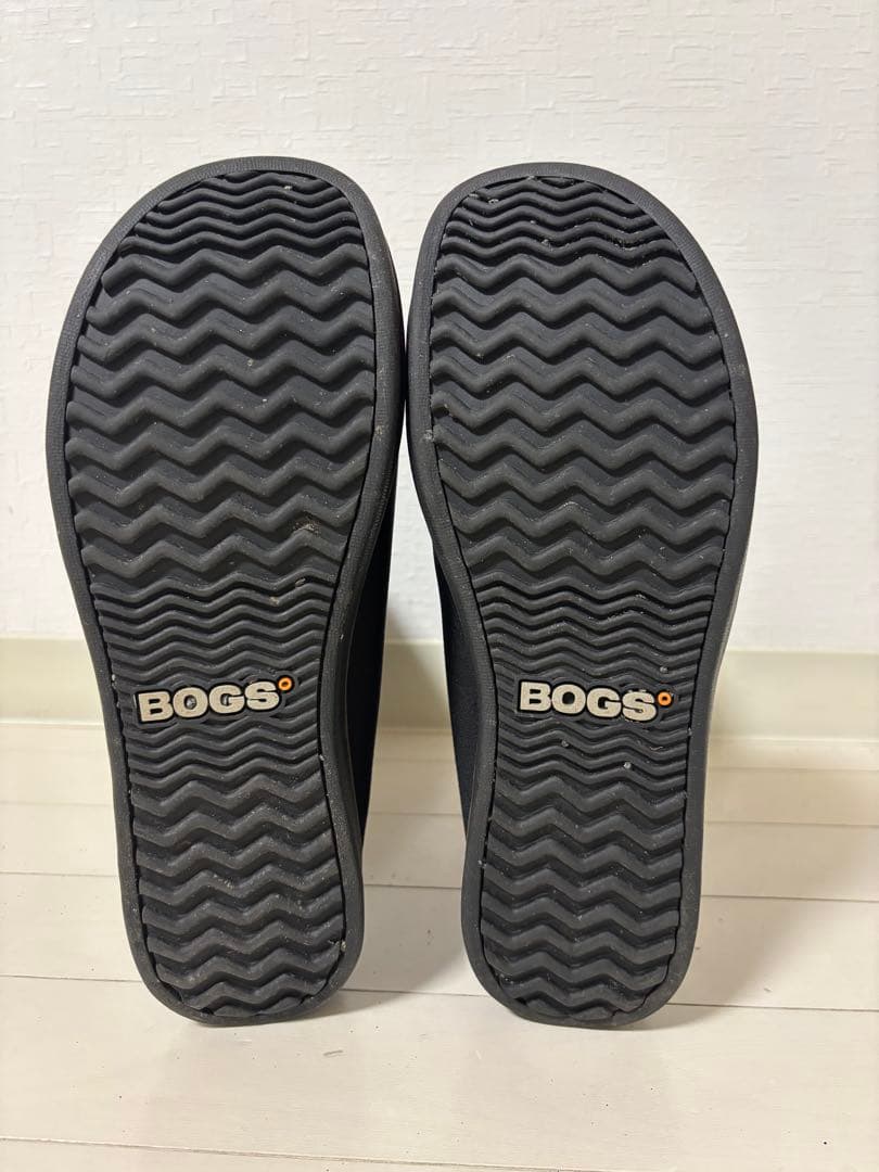 【良品】BOGS ボグス レディース　スノーブーツ　ブラック　24センチ