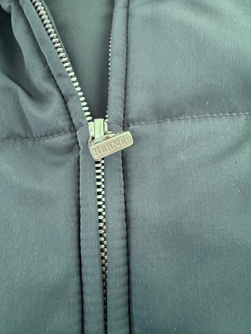 【美品】エルメス HERMES ダウンベストWINDSTOPPER セリエボタン