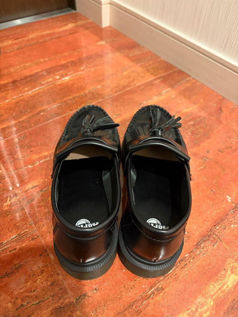 ADRIAN タッセルローファー 23cm ブラック