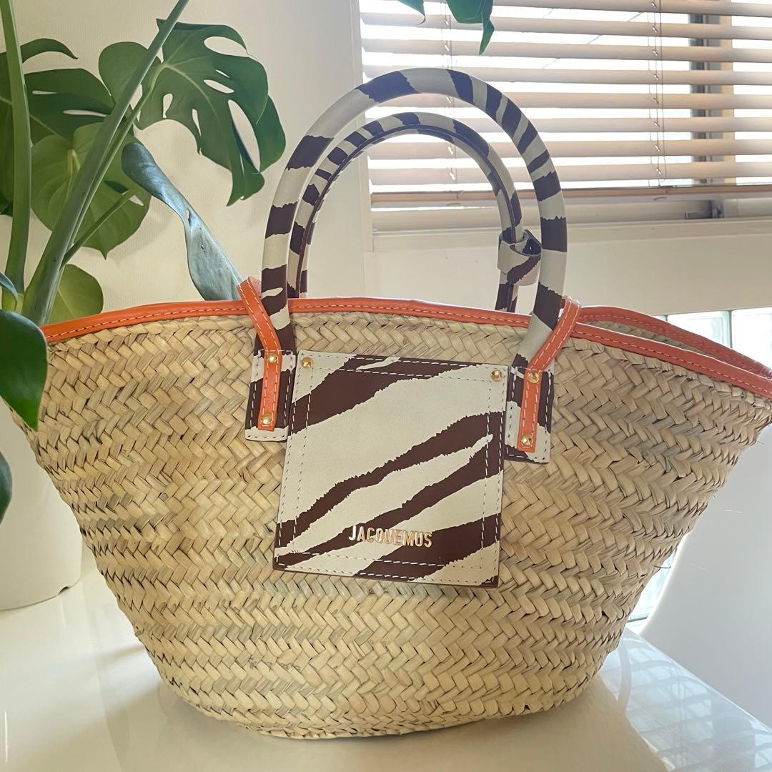 Jacquemus Le Panier Soli レア ゼブラ柄 かごバッグ