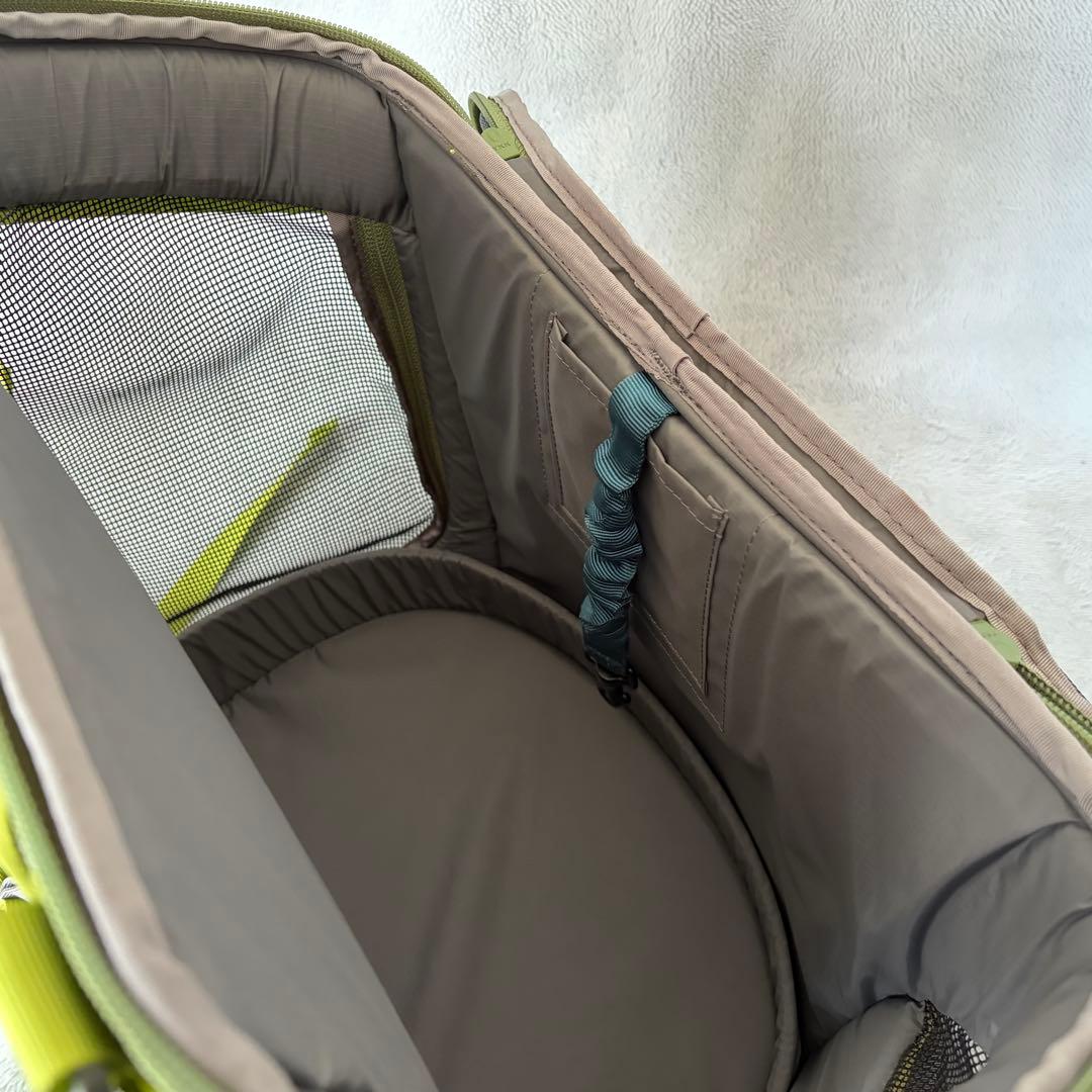 【値下げ】モンベル ドッグ(犬 & 猫)キャリー バッグ グリーン M