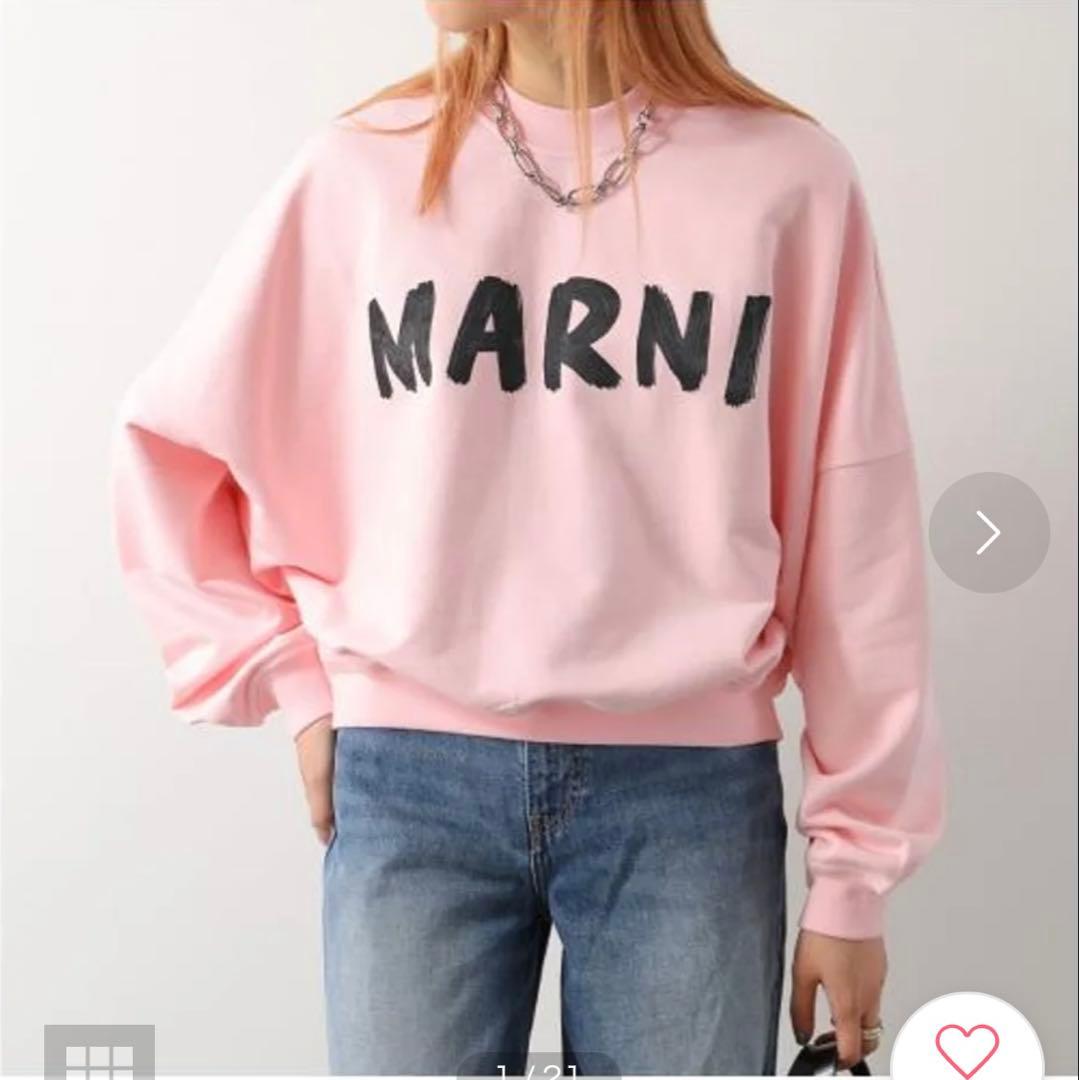 MARNI ピンク スウェット