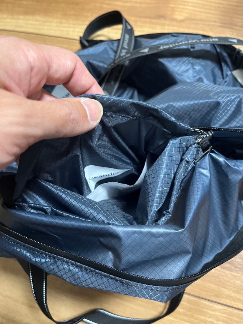 35%off！and wander トートバッグ　新品未使用　アンドワンダー