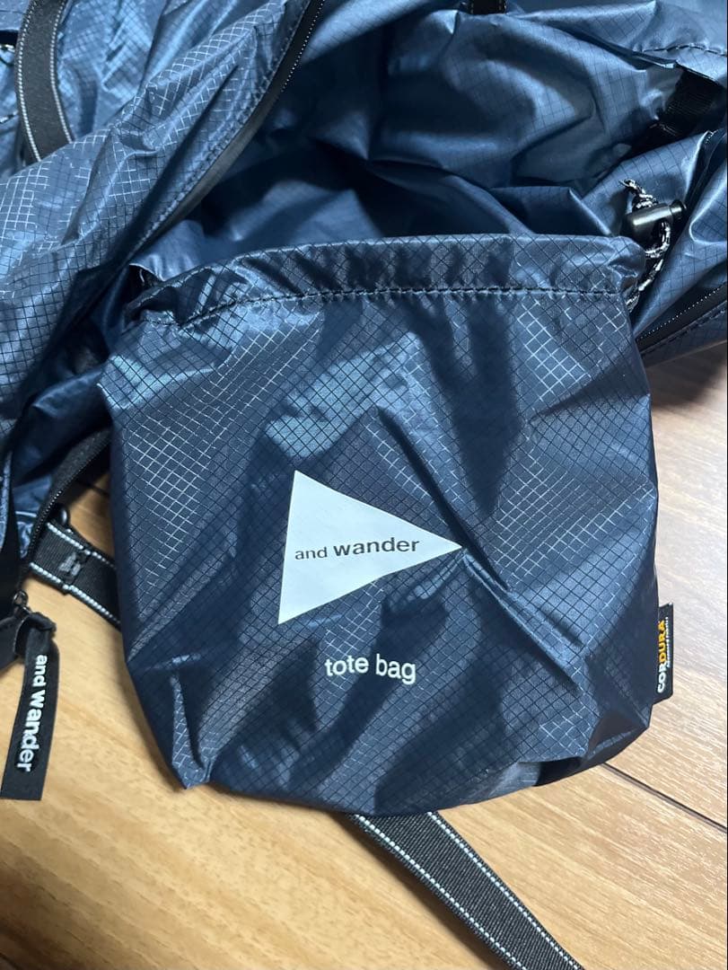 35%off！and wander トートバッグ　新品未使用　アンドワンダー