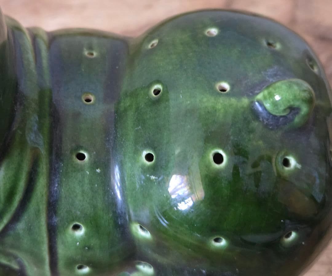 アメリカンヴィンテージ 陶器製 豚型 前菜、パーティー向け 楊子ホルダー