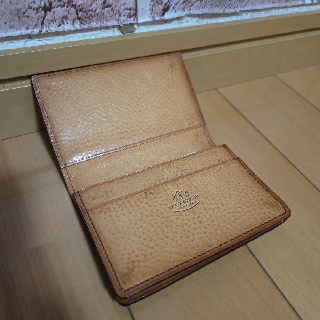 専用【美品】COCOMEISTER コードバン 名刺入れ ダークブラウン