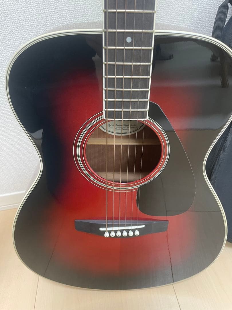 YAMAHA アコースティックギター FS-423 RED ギターケース付き