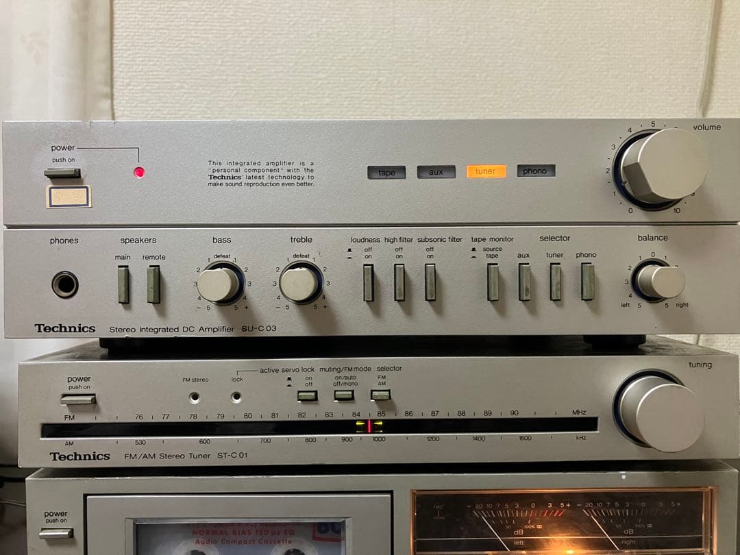 Technics SU-C03/ST-C01/M07 セット