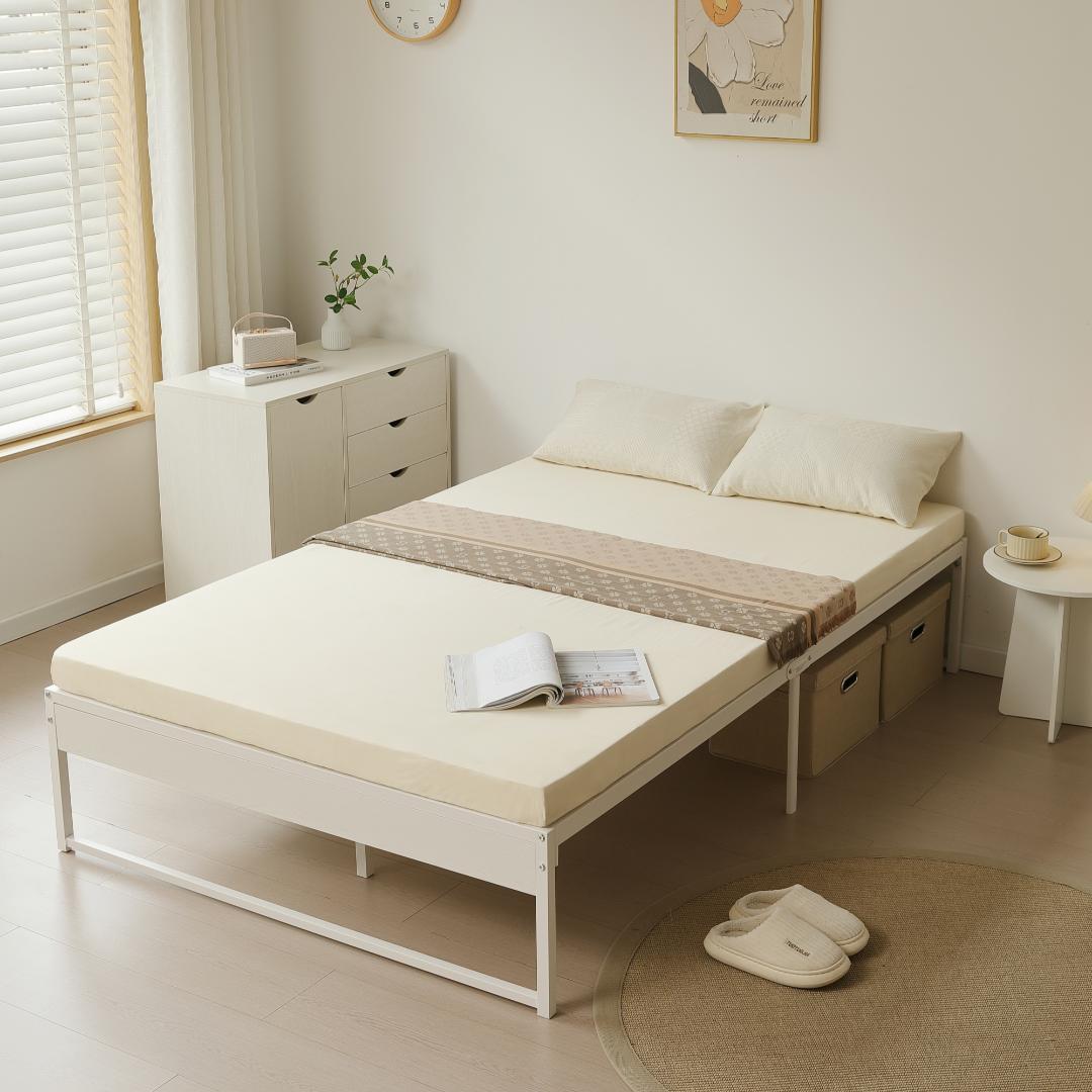 【セミダブル SD】ベッドフレーム パイプベッド シングルベッド 要組立品