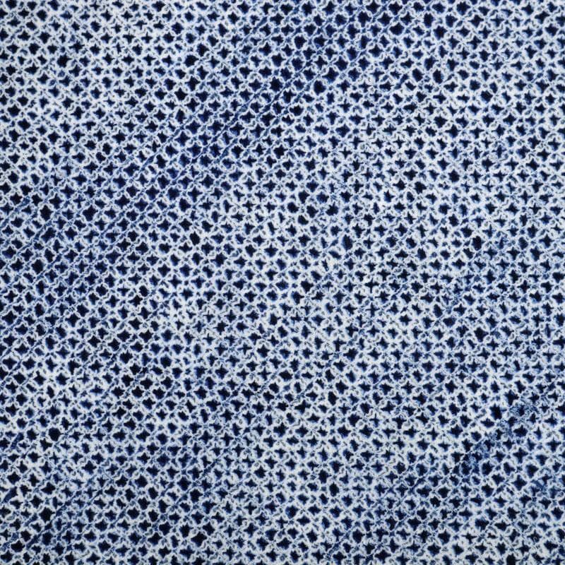 《しろ★手縫い仕立て＋手しぼり＊浴衣◆総三浦絞り◆木綿◆反25-100》