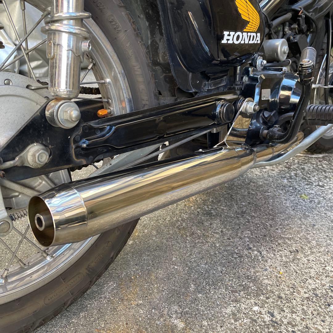 【送料無料】キタコ　スポーティーダウンマフラー　リトルカブfi スーパーカブfi