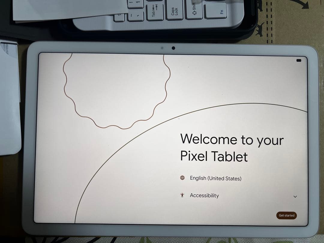 Google pixelタブレット充電スピーカー付　128GB ゴーストタッチ？