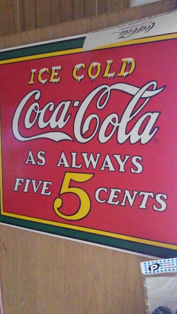 アメリカのコカ・コーラの看板