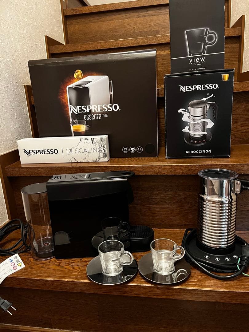 Nespresso Essenza Mini／エアロチーノ4／カプチーノカップ