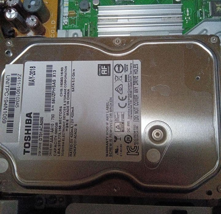 第5　SHARP AQUOSブルーレイ BD-W560 HDD新品交換