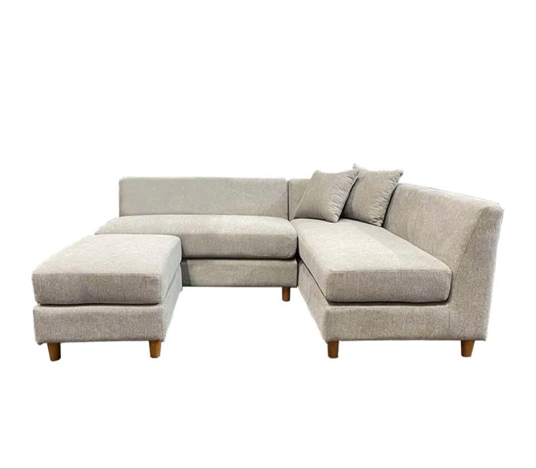 美品　NOCE ソファ8041 ライトグレー　大阪市内引取り可　お値引き相談可