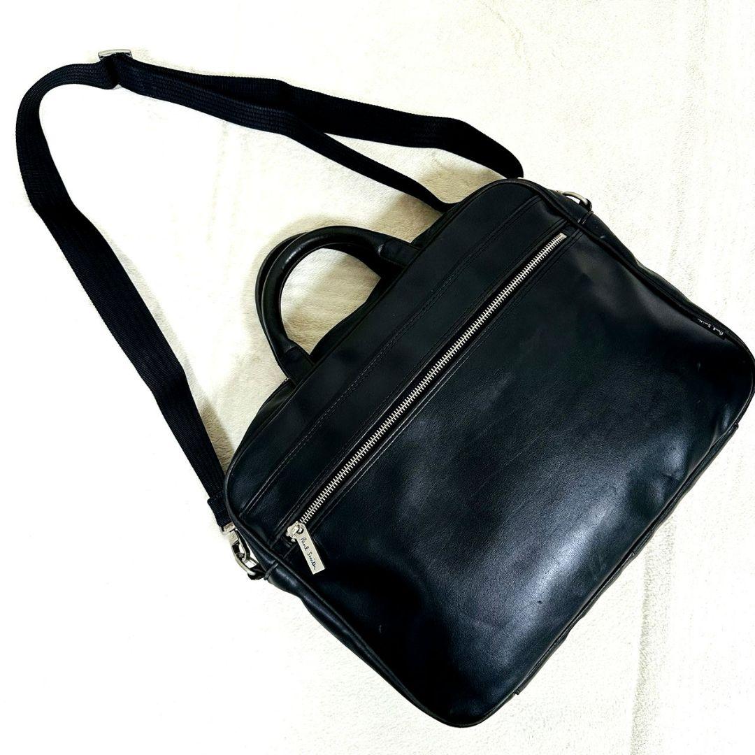 ポールスミス オールレザー 2way ビジネスバッグ ブリーフケース ブラック