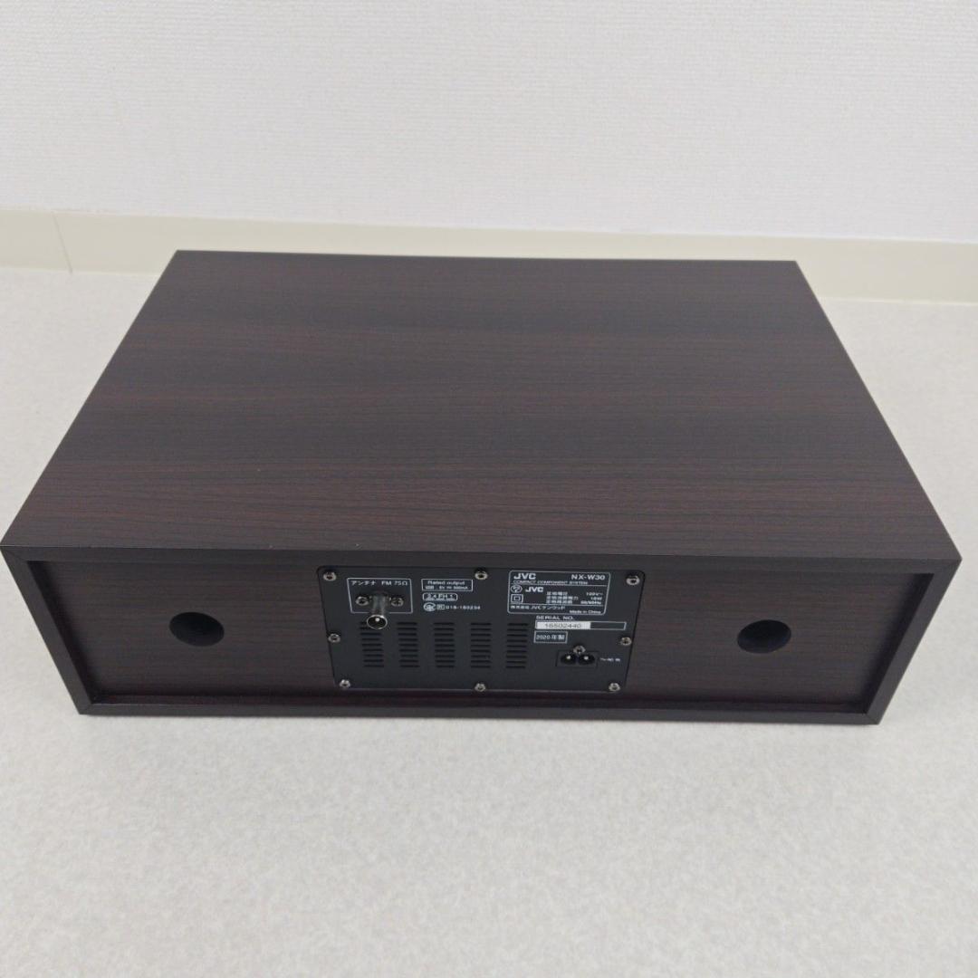 【美品】JVC NX-W30 ミニコンポ Bluetooth CD 木目 レトロ