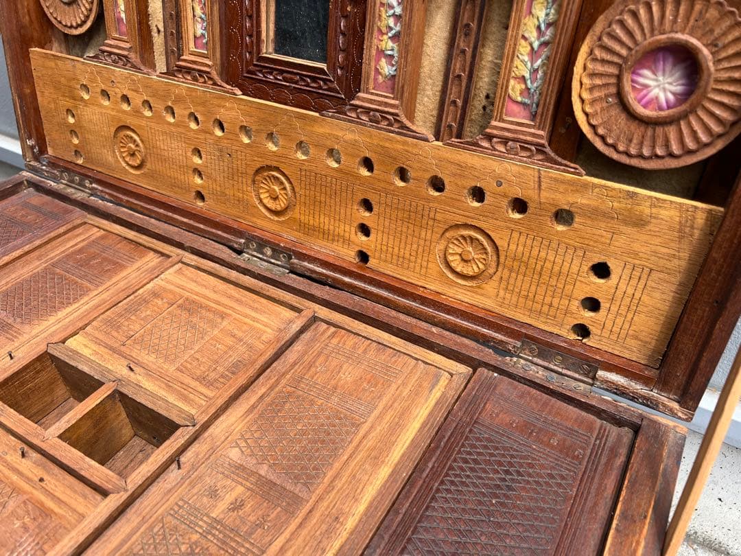 アンティーク Mandalay Box マンダレーボックス　金属装飾