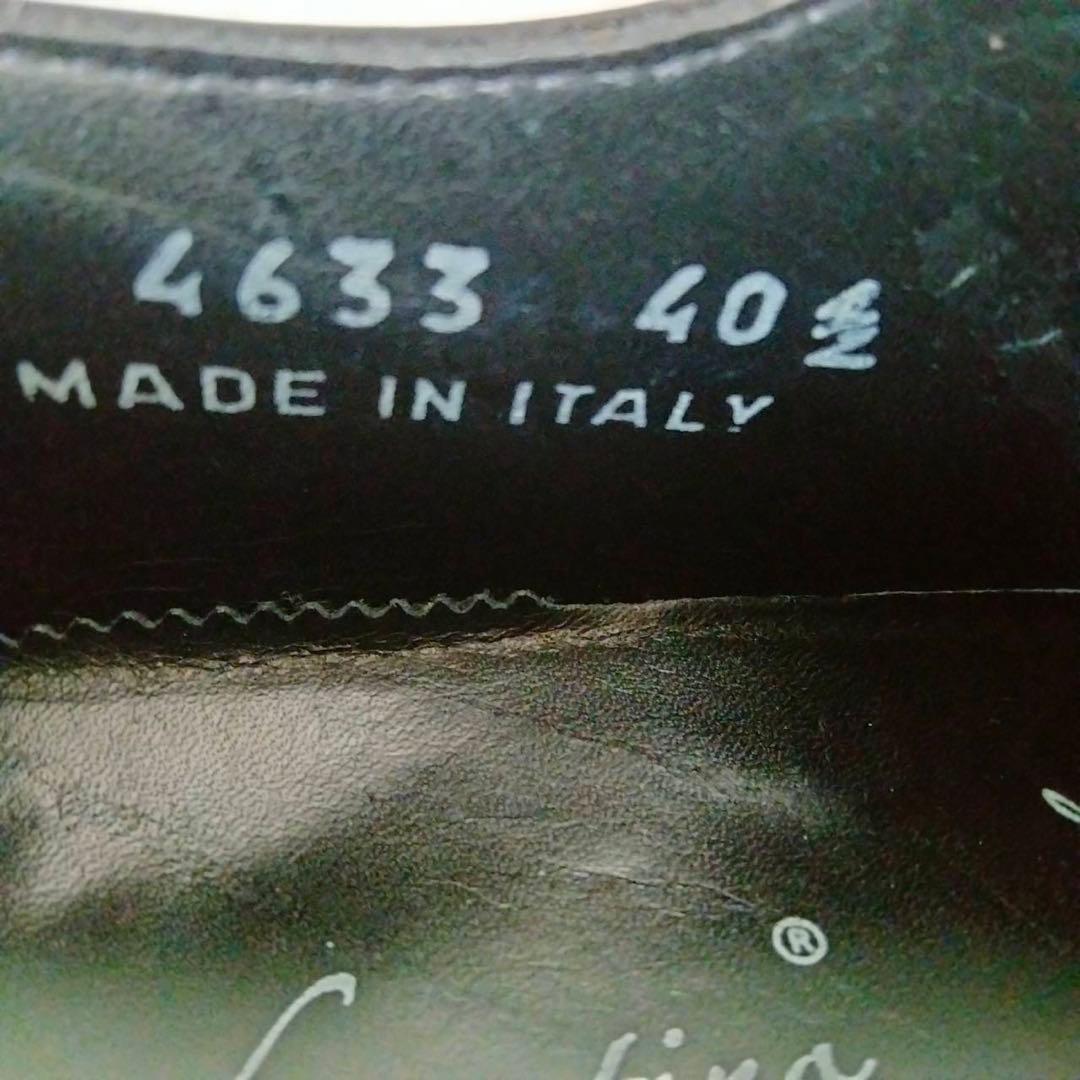 ロッソ フェオレンティーノ　レザードレスシューズ　27.5cm相当　イタリア製