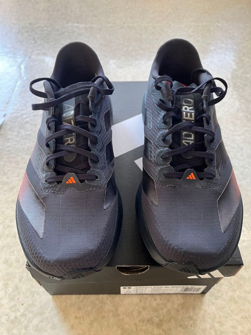 【1回のみ使用】アディダス　アディゼロエボSLウーブン メンズ25.0cm