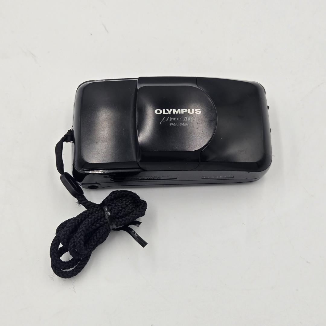 【美品】動作品 OLYMPUS μ[mju:] ZOOM PANORAMAカメラ