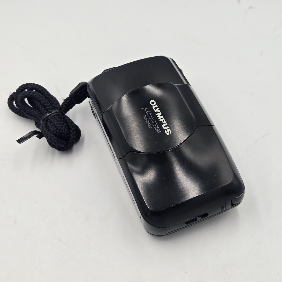 【美品】動作品 OLYMPUS μ[mju:] ZOOM PANORAMAカメラ