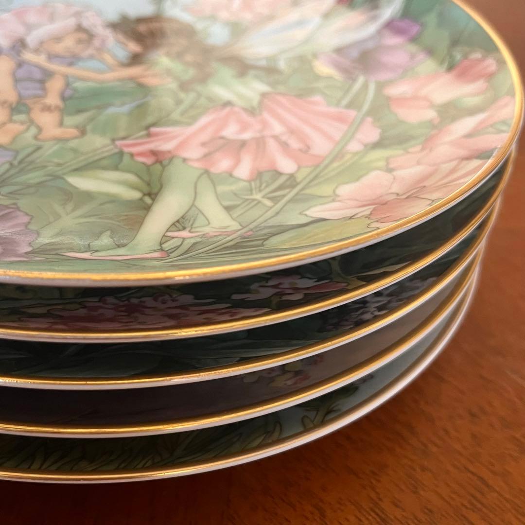 【レア美品】ビレロイ＆ボッホ★フェアリー★シシリー・メアリー　飾り皿　5枚