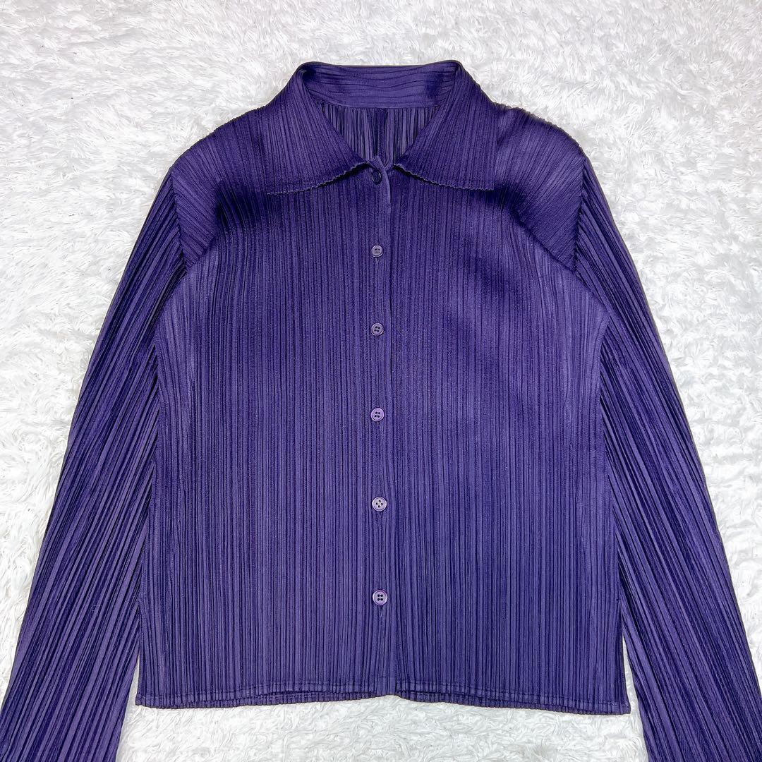 美品✨プリーツプリーズ 長袖シャツ ジャケット サイズ3