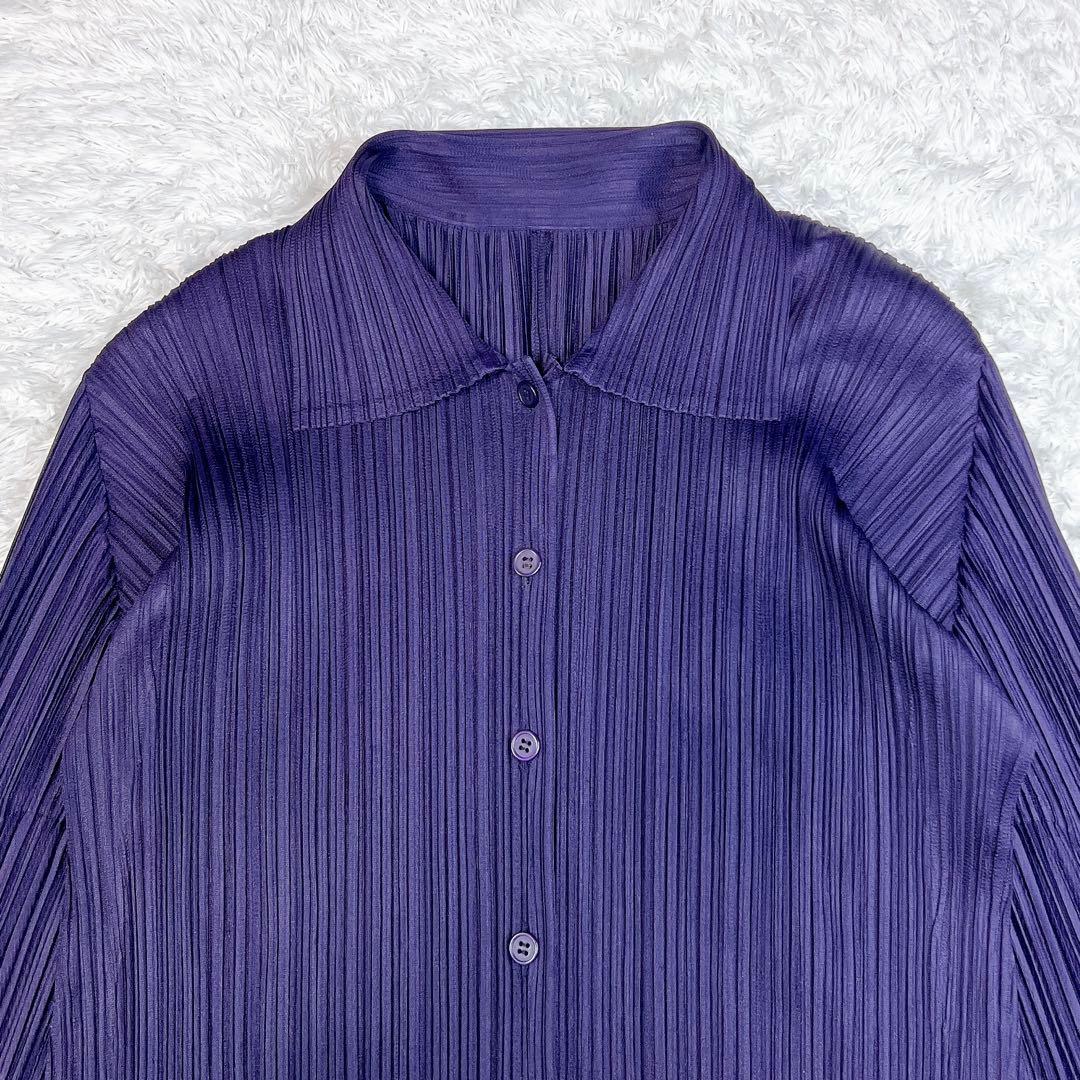 美品✨プリーツプリーズ 長袖シャツ ジャケット サイズ3