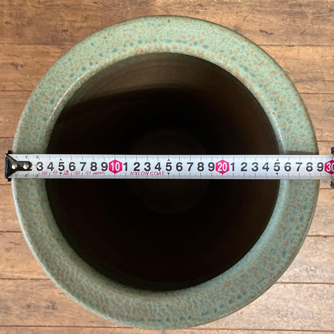 C-5 アンティーク 陶器製 傘立て 和モダン 特大 大型 玄関 置物 飾り