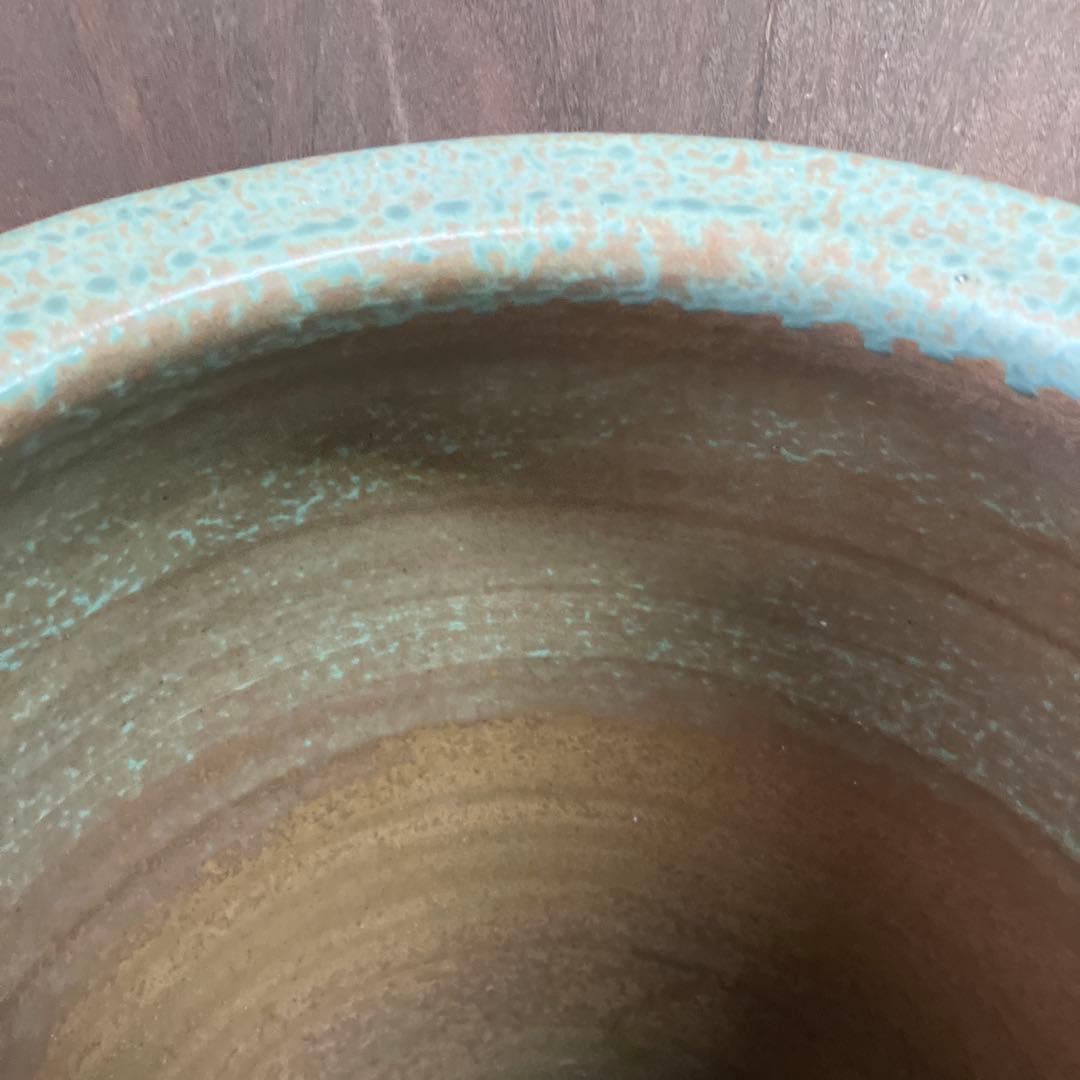 C-5 アンティーク 陶器製 傘立て 和モダン 特大 大型 玄関 置物 飾り