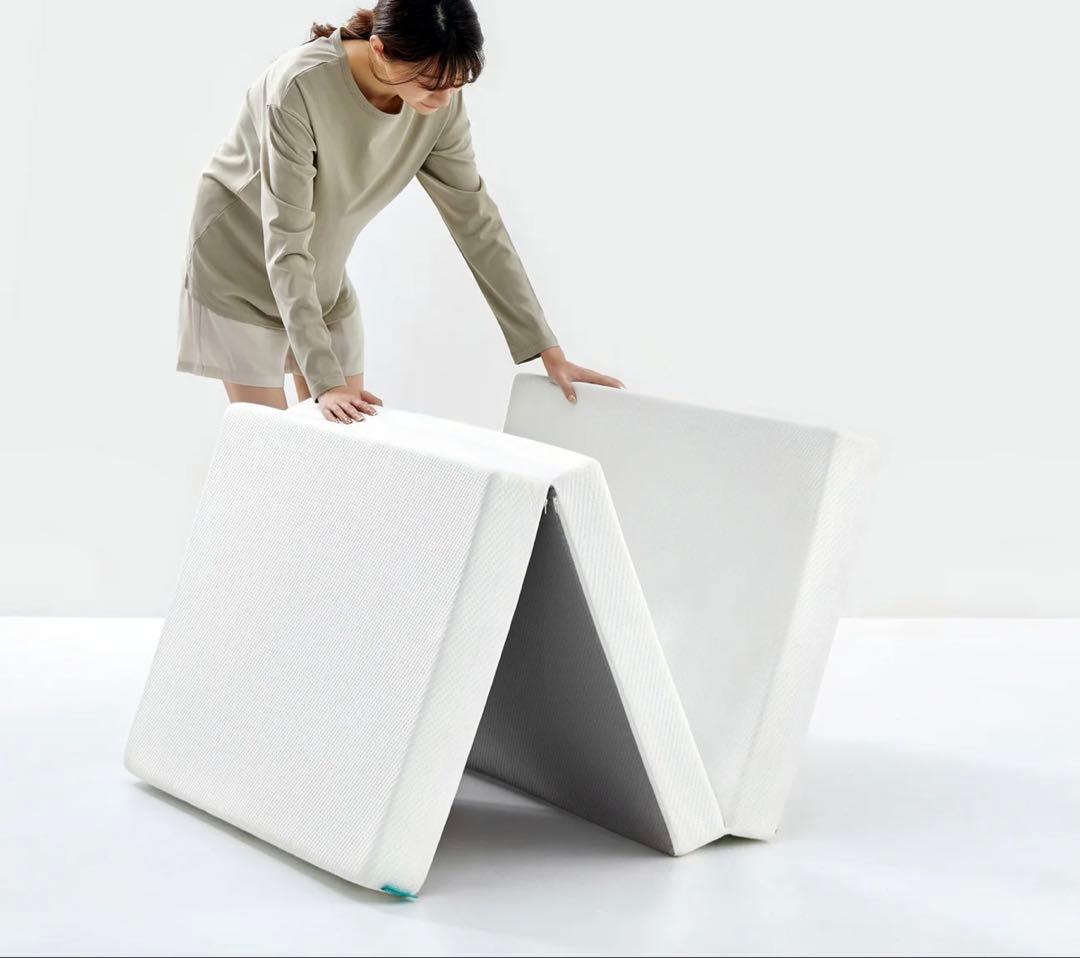 ✨ネルパンダ リーフ・マットレス✨三つ折り布団✨シングルサイズ！✨美品✨