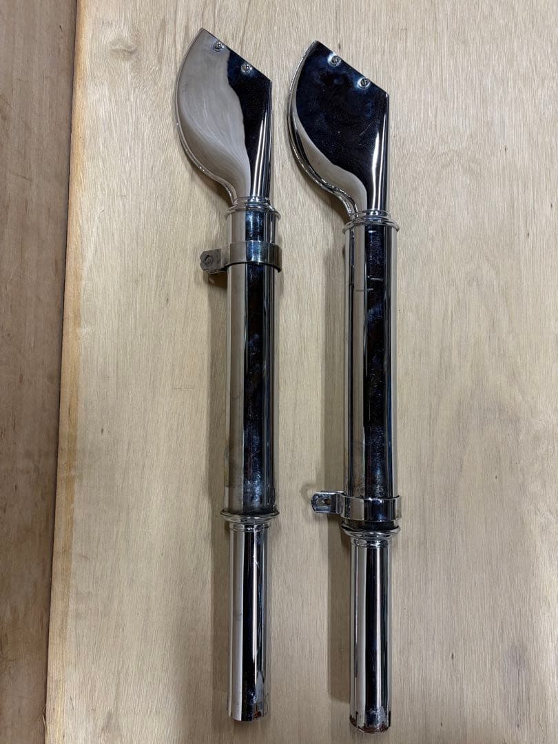 ハーレーショベルマフラー72年FLHにて使用