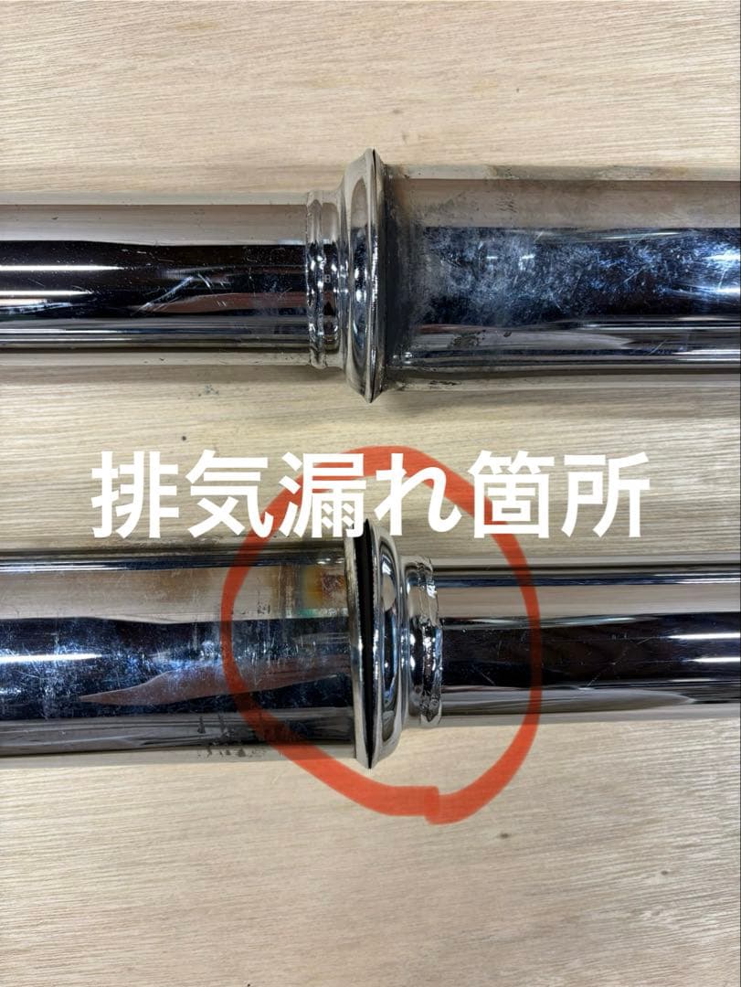 ハーレーショベルマフラー72年FLHにて使用