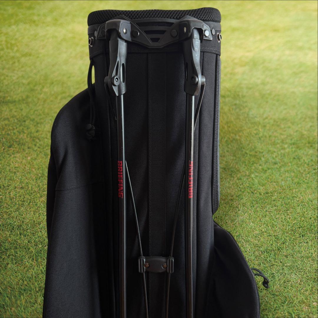 ブリーフィング　キャディバッグ　CR-4 黒　ショルダー　スタンド式　軽量