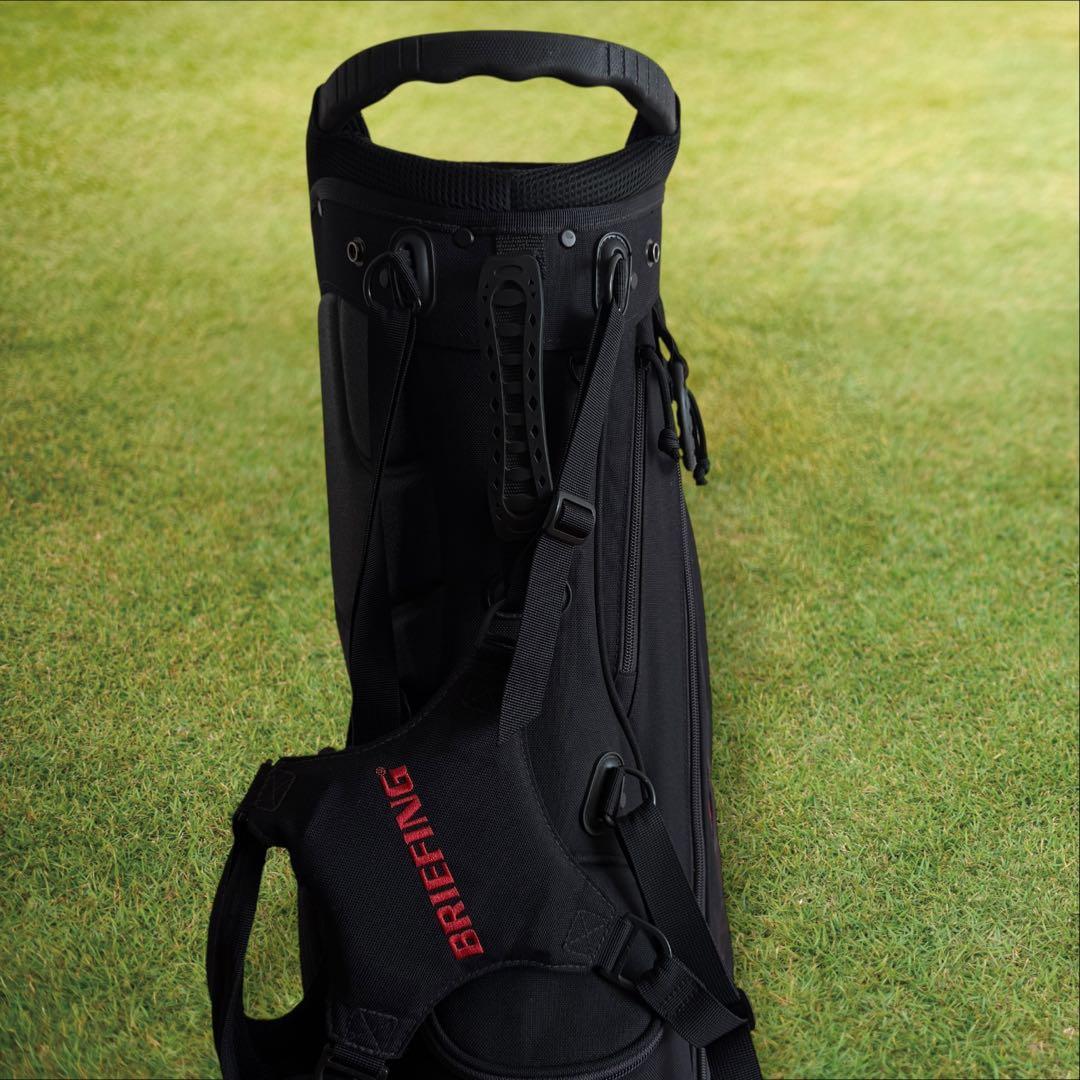 ブリーフィング　キャディバッグ　CR-4 黒　ショルダー　スタンド式　軽量