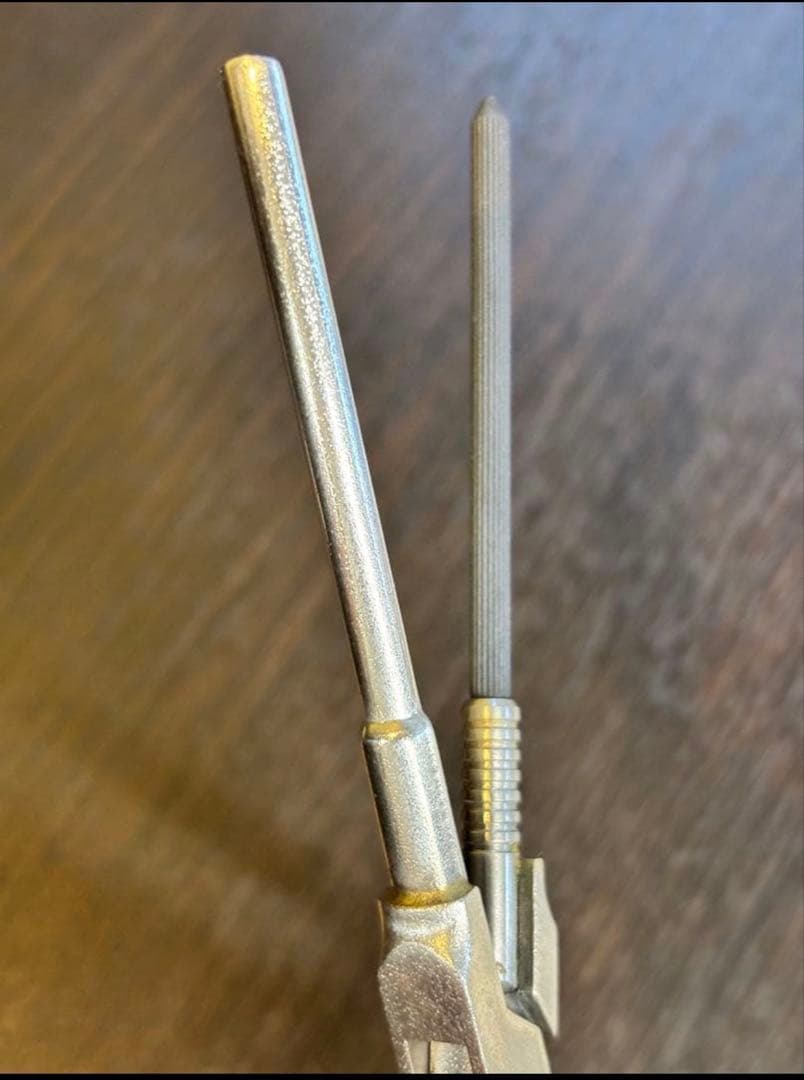 未使用品　HAKKO HI-MIC 5角　4ミリ丸アイロン　/レンツアイロン