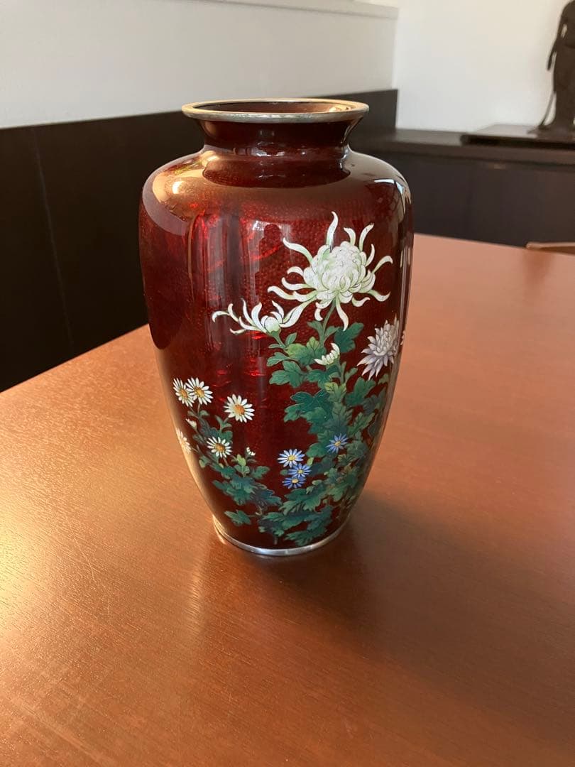 花瓶　花器　七宝