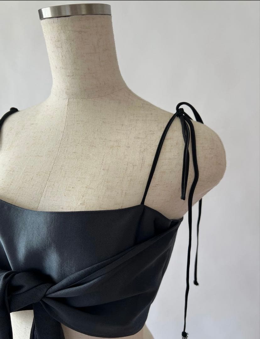 ANNIK タイブラトップ　Bra-top with tie