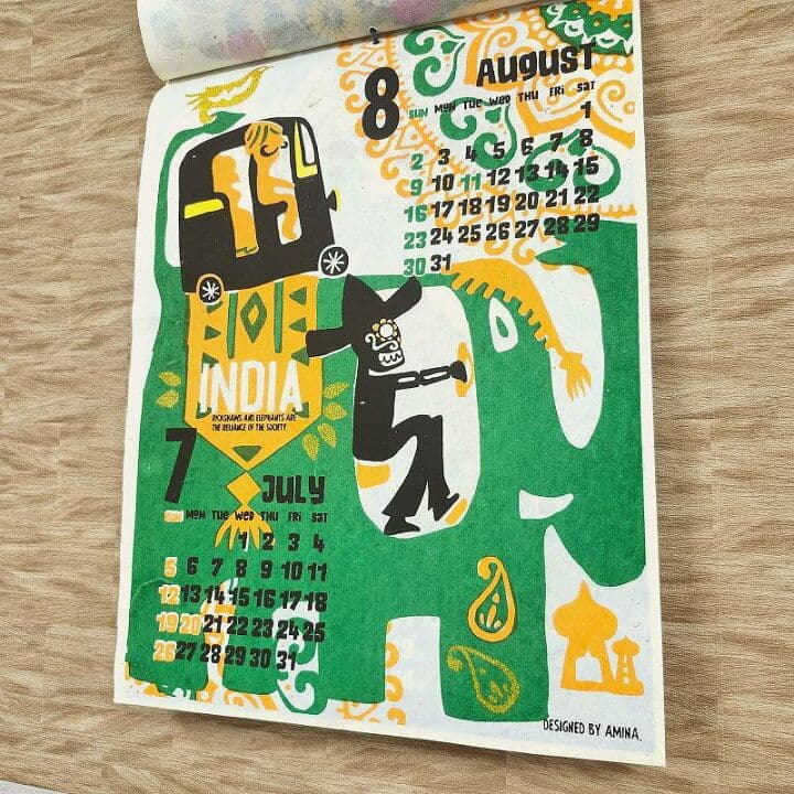 骸骨カレンダー2026】ガイコツ メキシコ★個性的スカルおしゃれメキシカン壁掛け