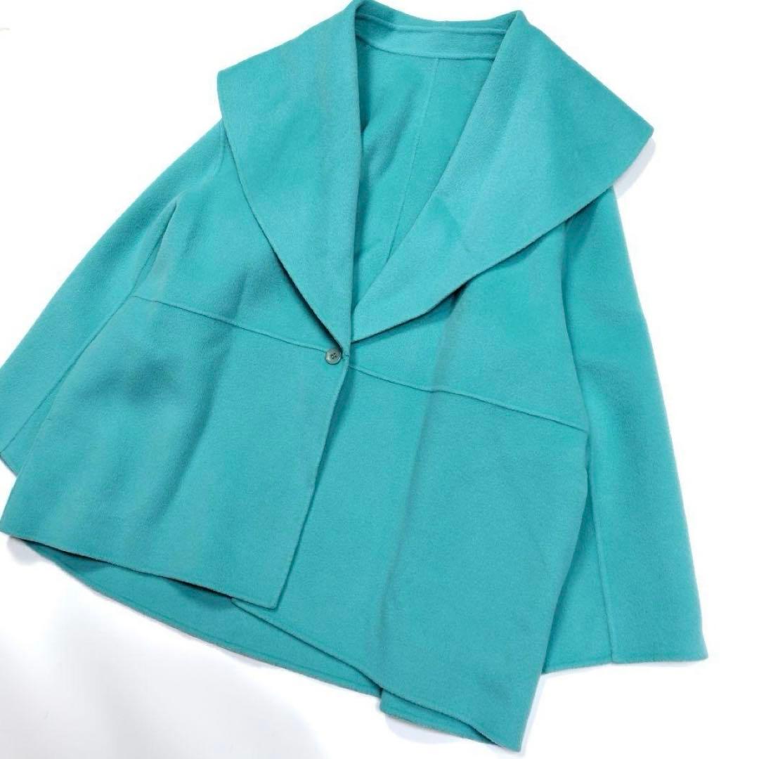 美品 近年モデル プラージュ ハミルトンワイドカラーショートコート 38