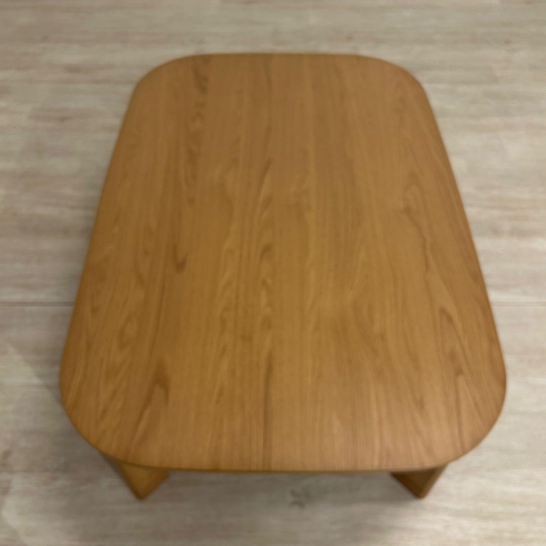 新品☆リビングこたつ ナチュラル 家具調こたつ 暖卓 炬燵 継脚 角なしテーブル