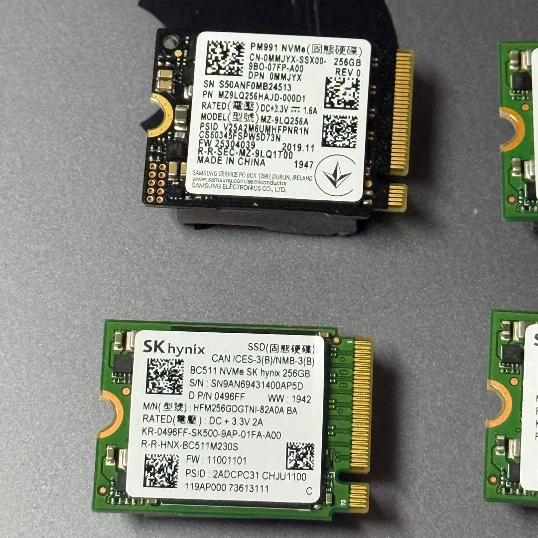 M.2SSD 256G 6個セット