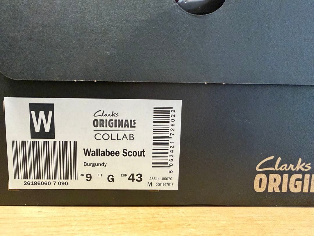 ダフニClarks / Wallabee Scout StarcowUK9