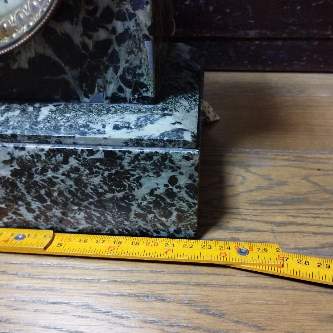 アンソニア置時計　USA製　大理石　アンティーク